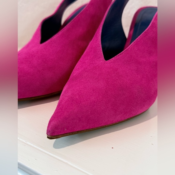 Fuschia Celine heels, UK size 37, in good used condition. - Picture 7 of 8